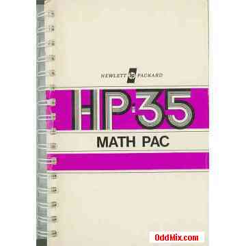 HP-35 Math Pack Engineering Statistical Mathematics Applications Book Hewlett Packard [8 KB]
